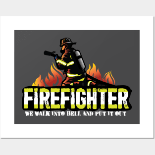 Firefighter Posters and Art